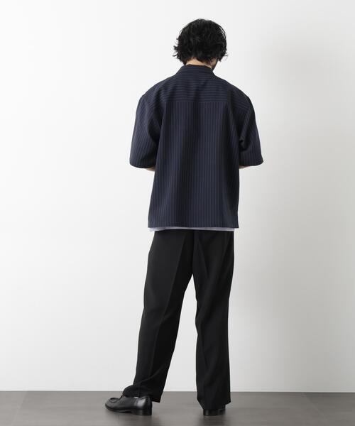 メランジドライ」ワイドスラックス(セットアップ可)（スラックス