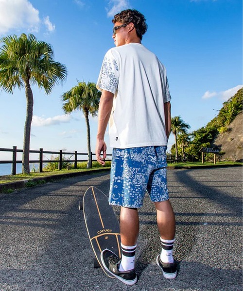 Quiksilver（クイックシルバー）の「QUIKSILVER/クイックシルバー 半袖 Tシャツ MERCURY PAISLEY SLEEVE ST QST262015（Tシャツ/カットソー・メンズ・ホワイト/インディゴブルー・M/L）」の8枚目の写真
