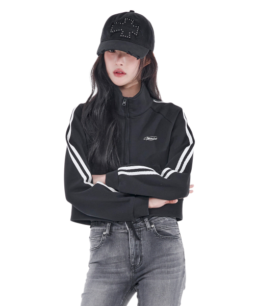 ALKI ALKA（アルキアルカ）の「Nostalgia Track Jacket (Black)（ナイロンジャケット・レディース・ブラック・FREE）」の2枚目の写真