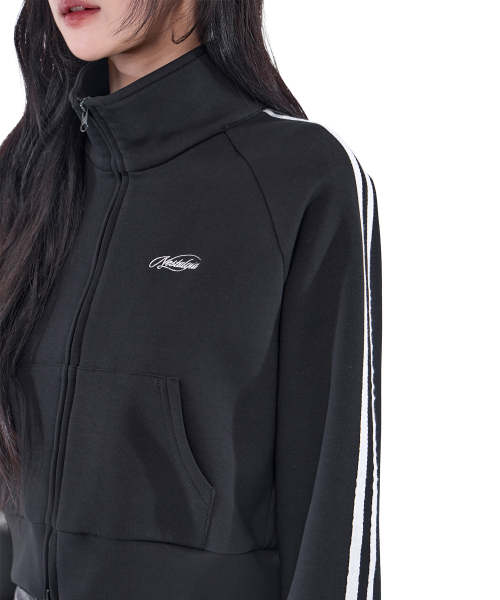 ALKI ALKA（アルキアルカ）の「Nostalgia Track Jacket (Black)（ナイロンジャケット・レディース・ブラック・FREE）」の3枚目の写真