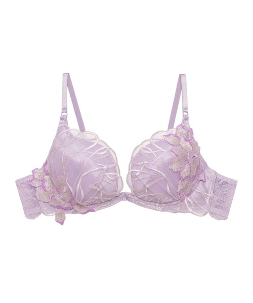 Ravijour（ラヴィジュール）の「コルディア トリックリフト ブラ(B～Eカップ)（ブラジャー・レディース・ブラック/アイボリー/パープル/ネイビー・B65/B70/B75/C65/C70/C75/D65/D70/D75/E65/E70/E75）」の18枚目の写真