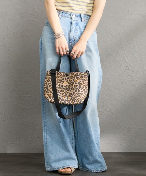 KELTY（ケルティ）の「[KELTY/ケルティ] ミニショルダー 2WAY トートバッグ（ショルダーバッグ・レディース・レオパード/アニマル/ブラック・ONE SIZE）」の7枚目の写真