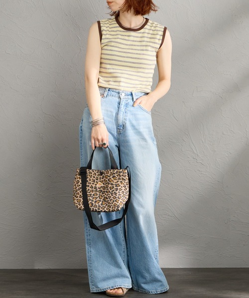 KELTY（ケルティ）の「[KELTY/ケルティ] ミニショルダー 2WAY トートバッグ（ショルダーバッグ・レディース・レオパード/アニマル/ブラック・ONE SIZE）」の8枚目の写真