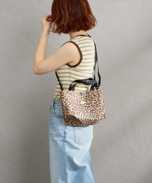 KELTY（ケルティ）の「[KELTY/ケルティ] ミニショルダー 2WAY トートバッグ（ショルダーバッグ・レディース・レオパード/アニマル/ブラック・ONE SIZE）」の13枚目の写真
