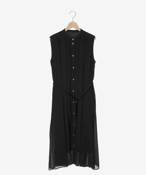 le.coeur blanc(ルクールブラン)の「シアーボイルノースリーブワンピース(ワンピース・レディース・ブラック/ブラウン/ブルー・38)」の15枚目の写真