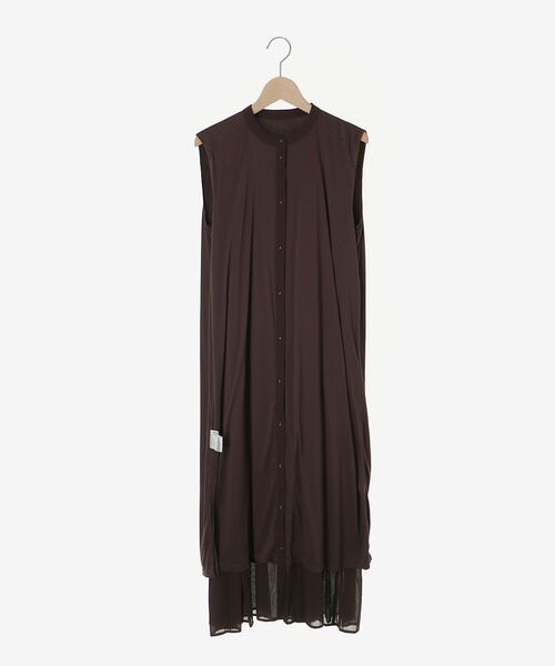 le.coeur blanc(ルクールブラン)の「シアーボイルノースリーブワンピース(ワンピース・レディース・ブラック/ブラウン/ブルー・38)」の20枚目の写真