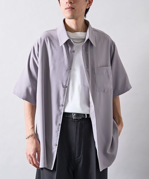 CRAFT STANDARD BOUTIQUE(クラフトスタンダードブティック)の「【クールドライ】イージーケアシャツ(シャツ/ブラウス・メンズ・ブラック/グレー/ホワイト・M/L)」の3枚目の写真