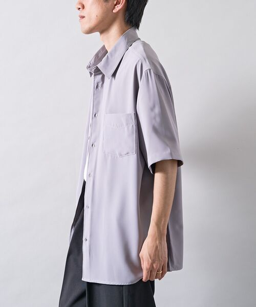 CRAFT STANDARD BOUTIQUE(クラフトスタンダードブティック)の「【クールドライ】イージーケアシャツ(シャツ/ブラウス・メンズ・ブラック/グレー/ホワイト・M/L)」の4枚目の写真