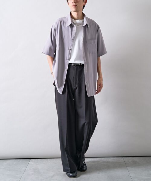 CRAFT STANDARD BOUTIQUE(クラフトスタンダードブティック)の「【クールドライ】イージーケアシャツ(シャツ/ブラウス・メンズ・ブラック/グレー/ホワイト・M/L)」の6枚目の写真