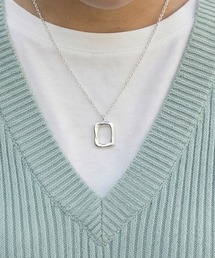 STYLE DELI（スタイルデリ）の「SV925スクエアフレームネックレス（ネックレス）」