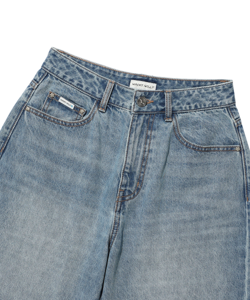 Wacky WiLLy（ワッキーウィリー）の「[26SS] ウィメンズデニムバミューダパンツブルー（その他パンツ・レディース・その他・SMALL/MEDIUM）」の4枚目の写真