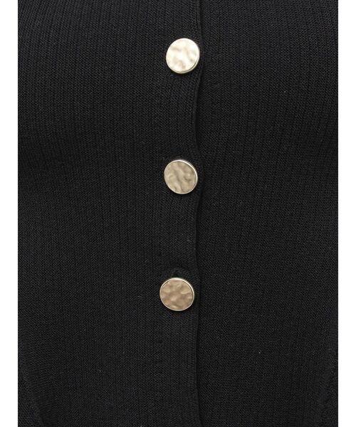 LAGUNAMOON(ラグナムーン)の「ペプラムノースリニットトップス(ニット/セーター・レディース・ブラック/レッド/ベージュ・FREE)」の22枚目の写真