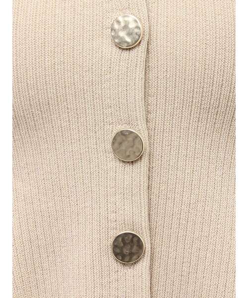 LAGUNAMOON(ラグナムーン)の「ペプラムノースリニットトップス(ニット/セーター・レディース・ブラック/レッド/ベージュ・FREE)」の21枚目の写真