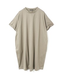 mizuiro ind ロールアップスリーブワイドワンピース