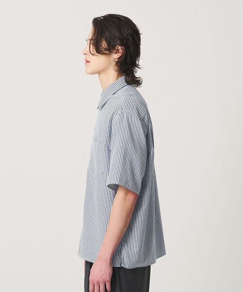 BEAUTY&YOUTH UNITED ARROWS(ビューティーアンドユースユナイテッドアローズ)の「コクーン ドビー キャンプカラー シャツ GRANDE型(シャツ/ブラウス・メンズ・ロイヤルブルー/ブラック/ダークグレー・M/XL/S/L)」の22枚目の写真