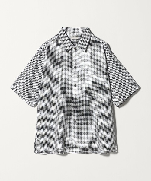 BEAUTY&YOUTH UNITED ARROWS(ビューティーアンドユースユナイテッドアローズ)の「コクーン ドビー キャンプカラー シャツ GRANDE型(シャツ/ブラウス・メンズ・ロイヤルブルー/ブラック/ダークグレー・M/XL/S/L)」の8枚目の写真