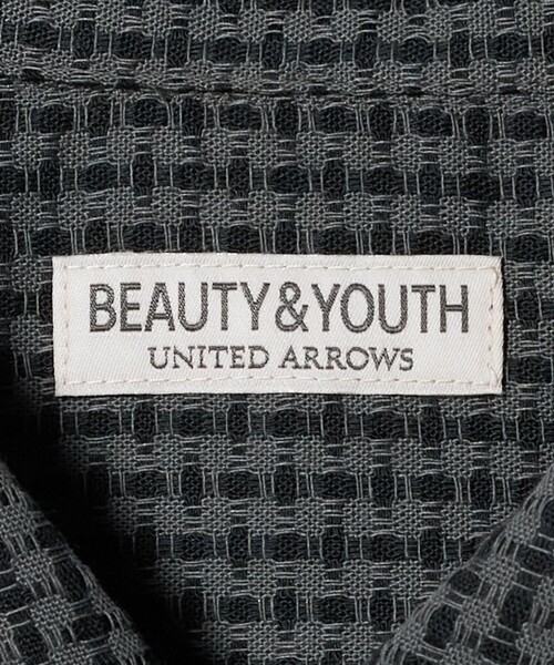 BEAUTY&YOUTH UNITED ARROWS(ビューティーアンドユースユナイテッドアローズ)の「コクーン ドビー キャンプカラー シャツ GRANDE型(シャツ/ブラウス・メンズ・ロイヤルブルー/ブラック/ダークグレー・M/XL/S/L)」の5枚目の写真