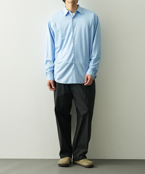 PORTER CLASSIC(ポータークラシック)の「【PORTER CLASSIC/ポータークラシック】PC-035-3942-0010/BLACK/POPLIN EASY PANTS(その他パンツ・メンズ・ブラック・2/3)」の5枚目の写真