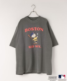 LOWRYS FARM（ローリーズファーム）の「【LFM(U)】MLB*PEANUTSピグメントTSS  664942（Tシャツ/カットソー）」