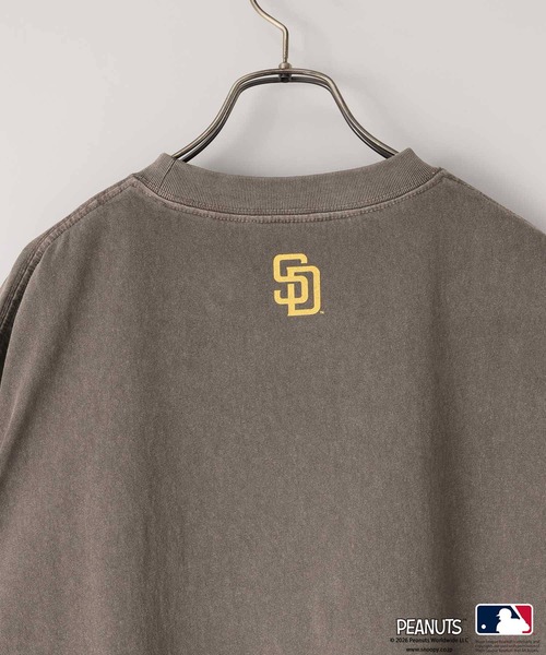 LOWRYS FARM（ローリーズファーム）の「【LFM(U)】ＭＬＢ＊ＰＥＡＮＵＴＳピグメントＴＳＳ　 664942（Tシャツ/カットソー・メンズ・ブラウン/ブラック/ホワイト/ネイビー・LARGE/MEDIUM）」の14枚目の写真