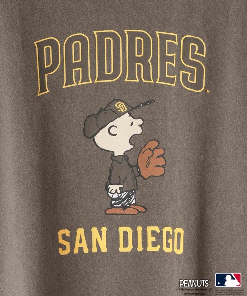 LOWRYS FARM（ローリーズファーム）の「【LFM(U)】ＭＬＢ＊ＰＥＡＮＵＴＳピグメントＴＳＳ　 664942（Tシャツ/カットソー・メンズ・ブラウン/ブラック/ホワイト/ネイビー・LARGE/MEDIUM）」の15枚目の写真