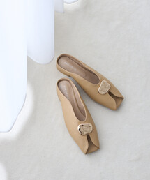 Firsthand（ファーストハンド）の「Firsthand/ファーストハンド ニュアンスプレート オープントゥシューズ（パンプス）」