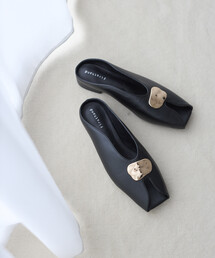 Firsthand（ファーストハンド）の「Firsthand/ファーストハンド ニュアンスプレート オープントゥシューズ（パンプス）」