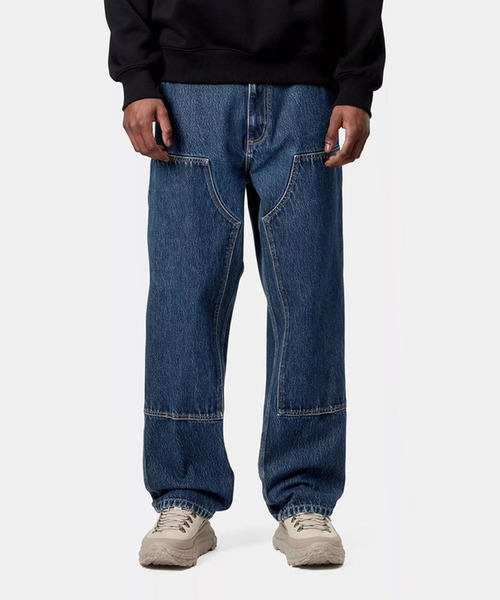 Carhartt WIP(カーハートダブリューアイピー)の「【Carhartt WIP】DOUBLE KNEE PANT I032699(チノパンツ・メンズ・ブルー/ブラック・32)」の2枚目の写真