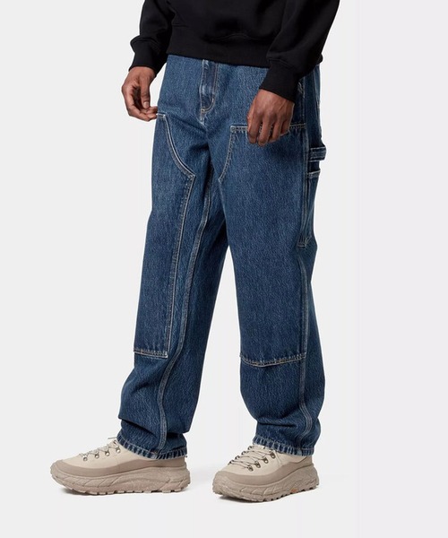 Carhartt WIP(カーハートダブリューアイピー)の「【Carhartt WIP】DOUBLE KNEE PANT I032699(チノパンツ・メンズ・ブルー/ブラック・32)」の4枚目の写真