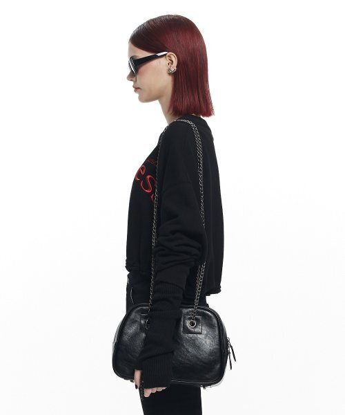 MAISON MINED(メゾンミネド)の「(W) GODDESS LOGO CROP MTM BLACK(スウェット・レディース・その他・1/2)」の3枚目の写真