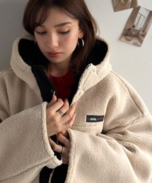 Java（ジャバ）の「《JaVaジャバコラボ》「今日はどっちで着る?」2WAYで楽しむ リバーシブルフーディーブルゾン（ブルゾン）」