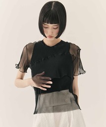 kotohayokozawa｜コトハヨコザワのTシャツ/カットソー（ブラック/黒色