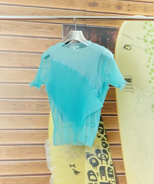 kotohayokozawa（コトハヨコザワ）の「【kotohayokozawa/コトハヨコザワ】GHOST TODO TOP SHORT SLEEVE +INNER/ゴーストトゥードゥショートスリーブインナー（Tシャツ/カットソー・レディース・ブルー/ブラック/ライトブルー/ホワイト・FREE）」の21枚目の写真
