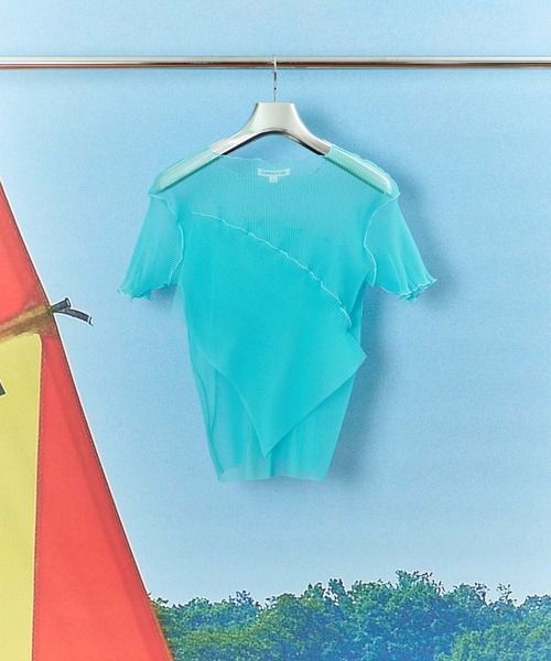 kotohayokozawa（コトハヨコザワ）の「【kotohayokozawa/コトハヨコザワ】GHOST TODO TOP SHORT SLEEVE +INNER/ゴーストトゥードゥショートスリーブインナー（Tシャツ/カットソー・レディース・ブルー/ブラック/ライトブルー/ホワイト・FREE）」の19枚目の写真