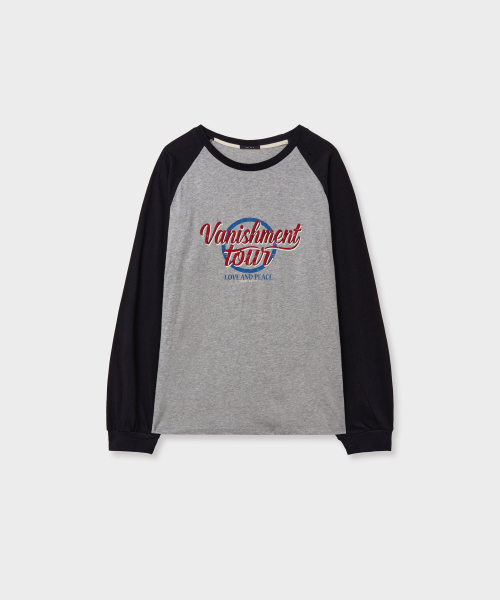 VANISHMENT(バニシュメント)の「Summer reglan tee_melange gray(Tシャツ/カットソー・レディース・その他・FREE)」の2枚目の写真