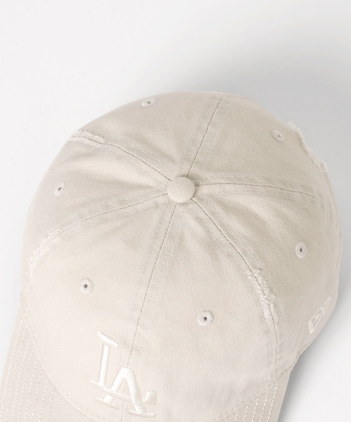 LEPSIM(レプシィム)の「【NEW ERA】ダメージ加工キャップ 617004(キャップ・レディース・アイボリー/ネイビー・ONE SIZE)」の8枚目の写真