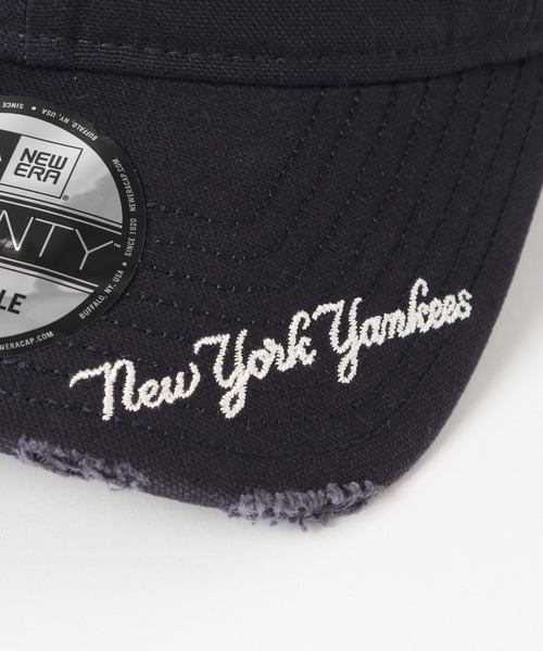LEPSIM(レプシィム)の「【NEW ERA】ダメージ加工キャップ 617004(キャップ・レディース・アイボリー/ネイビー・ONE SIZE)」の18枚目の写真