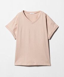 Vネック フレンチスリーブTシャツ <A DAY IN THE LIFE>