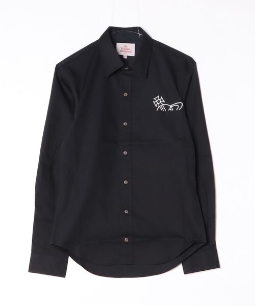 Vivienne Westwood MAN（ヴィヴィアンウエストウッドマン）の「PEEK ORB POCKET CLASSIC SHIRT（シャツ/ブラウス・メンズ・ブラック/ホワイト・S/M/L/XL）」の2枚目の写真