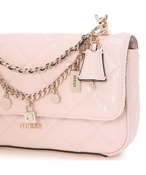Guess(ゲス)の「LIBBY Flap Crossbody ショルダーバッグ(ショルダーバッグ・レディース・ブラック/ライトピンク/オフホワイト・ONE SIZE)」の11枚目の写真