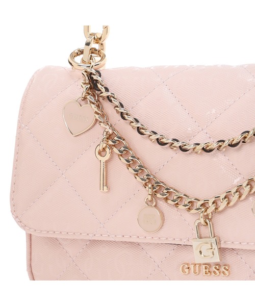 Guess(ゲス)の「LIBBY Flap Crossbody ショルダーバッグ(ショルダーバッグ・レディース・ブラック/ライトピンク/オフホワイト・ONE SIZE)」の12枚目の写真