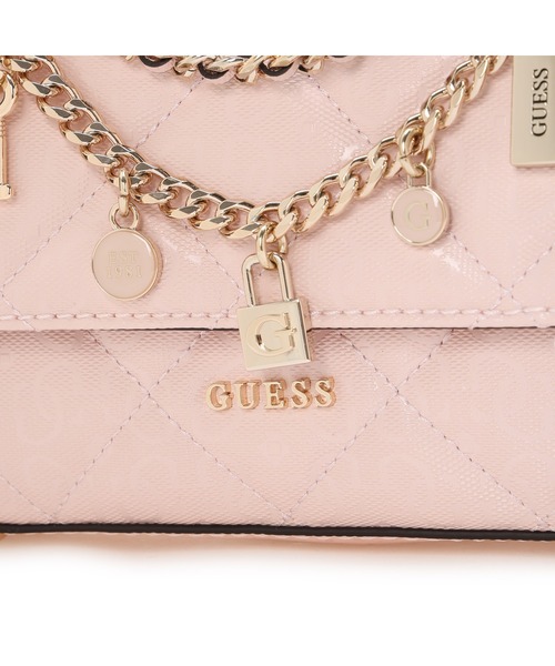 Guess(ゲス)の「LIBBY Flap Crossbody ショルダーバッグ(ショルダーバッグ・レディース・ブラック/ライトピンク/オフホワイト・ONE SIZE)」の13枚目の写真