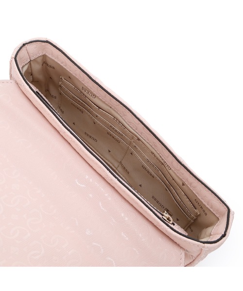 Guess(ゲス)の「LIBBY Flap Crossbody ショルダーバッグ(ショルダーバッグ・レディース・ブラック/ライトピンク/オフホワイト・ONE SIZE)」の16枚目の写真