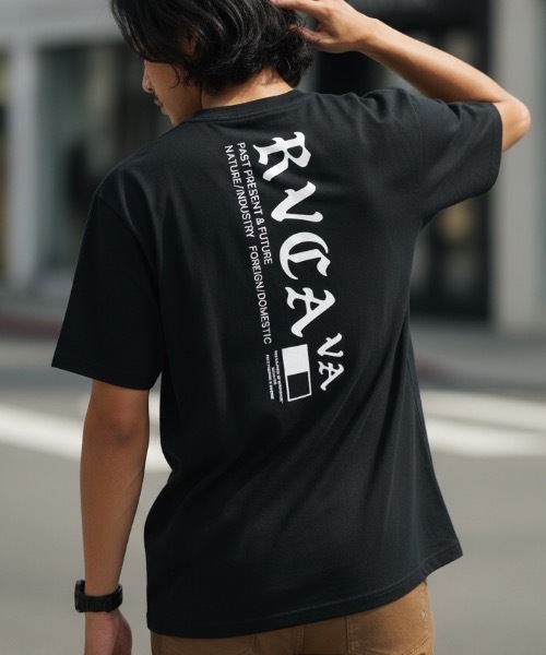 RVCA(ルーカ)の「RVCA メンズ OE STARIGHT SFST サーフTシャツ 【2026年夏モデル】(Tシャツ/カットソー・メンズ・ホワイト/ブラック/カーキ/ブラウン・SMALL/MEDIUM/LARGE/X-LARGE)」の2枚目の写真