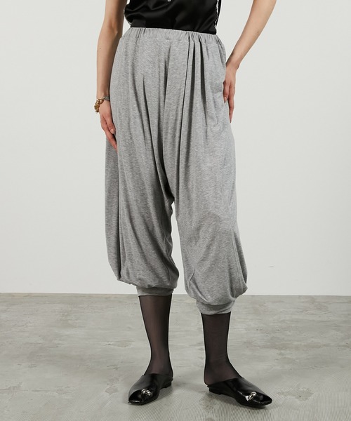 PRANK PROJECT(プランクプロジェクト)の「【2026Summer Pre-Order】ジャージサルエルパンツ / Jersey Skirt Pants(その他パンツ・レディース・グレー/ホワイト/ブラック・36/38)」の3枚目の写真