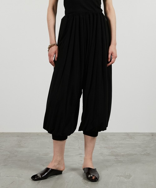 PRANK PROJECT(プランクプロジェクト)の「【2026Summer Pre-Order】ジャージサルエルパンツ / Jersey Skirt Pants(その他パンツ・レディース・グレー/ホワイト/ブラック・36/38)」の1枚目の写真