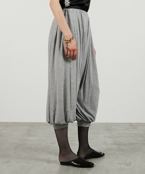 PRANK PROJECT(プランクプロジェクト)の「【2026Summer Pre-Order】ジャージサルエルパンツ / Jersey Skirt Pants(その他パンツ・レディース・グレー/ホワイト/ブラック・36/38)」の14枚目の写真