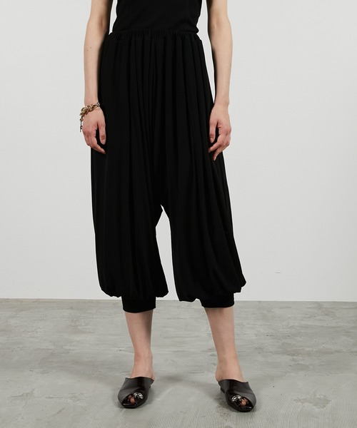 PRANK PROJECT(プランクプロジェクト)の「【2026Summer Pre-Order】ジャージサルエルパンツ / Jersey Skirt Pants(その他パンツ・レディース・グレー/ホワイト/ブラック・36/38)」の12枚目の写真