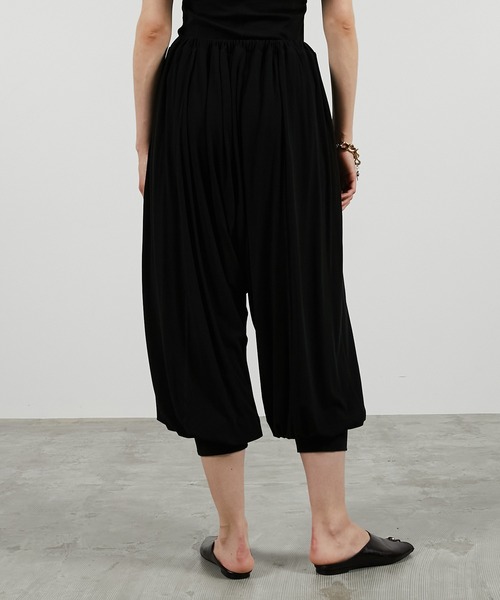 PRANK PROJECT(プランクプロジェクト)の「【2026Summer Pre-Order】ジャージサルエルパンツ / Jersey Skirt Pants(その他パンツ・レディース・グレー/ホワイト/ブラック・36/38)」の9枚目の写真
