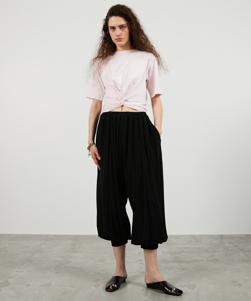 PRANK PROJECT(プランクプロジェクト)の「【2026Summer Pre-Order】ジャージサルエルパンツ / Jersey Skirt Pants(その他パンツ・レディース・グレー/ホワイト/ブラック・36/38)」の21枚目の写真